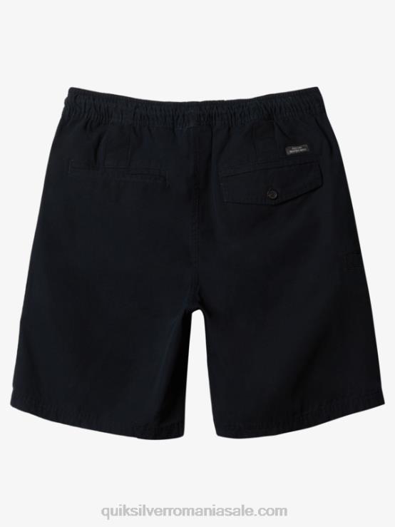 negru pantaloni scurți waterman last light elasticizati 19 XT6B256 bărbați Quiksilver
