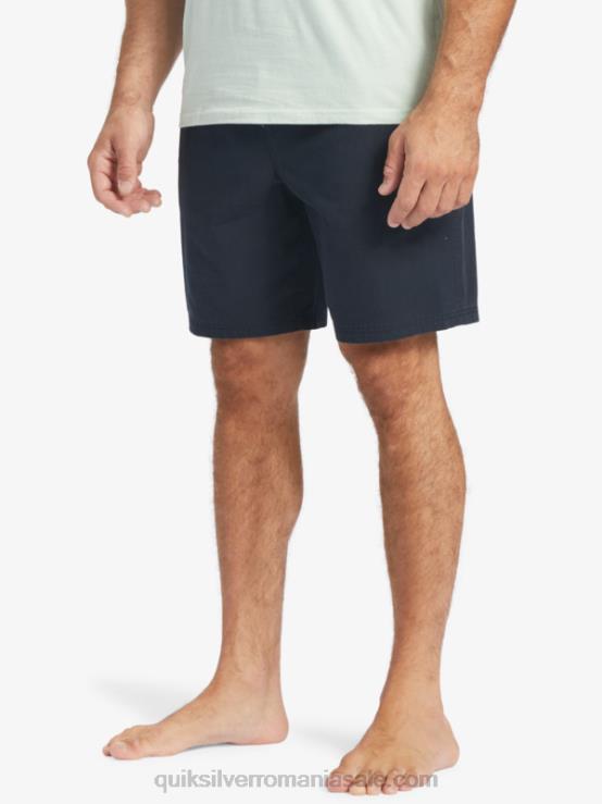 negru pantaloni scurți waterman last light elasticizati 19 XT6B256 bărbați Quiksilver