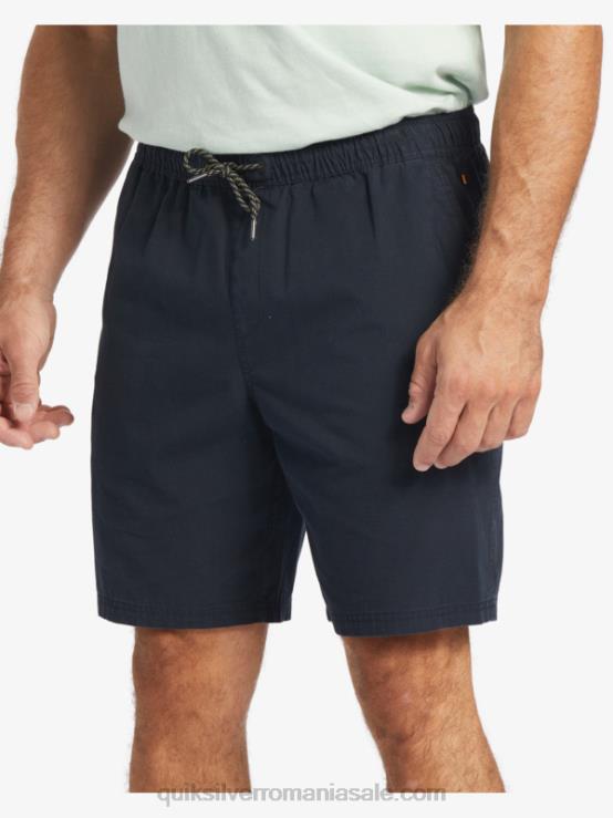 negru pantaloni scurți waterman last light elasticizati 19 XT6B256 bărbați Quiksilver