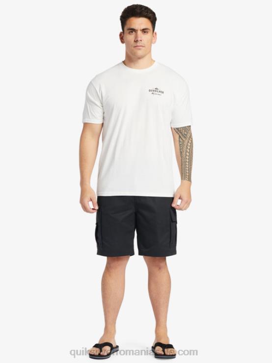 negru pantaloni scurți waterman maldive atoll cargo 20 XT6B785 bărbați Quiksilver
