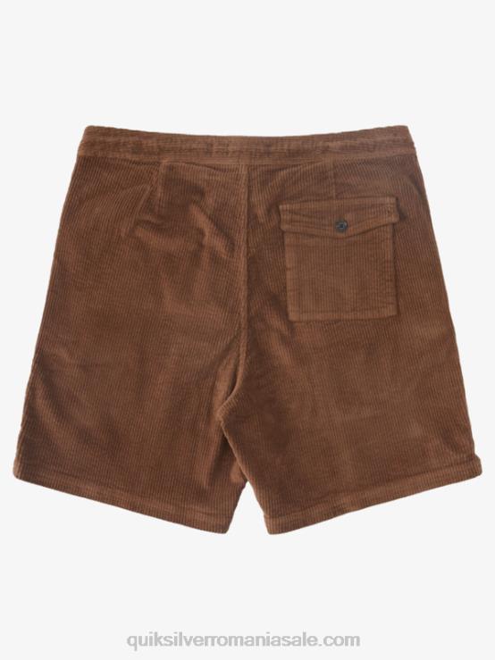 pământ întunecat pantaloni scurți din velur din velur waterman XT6B875 bărbați Quiksilver