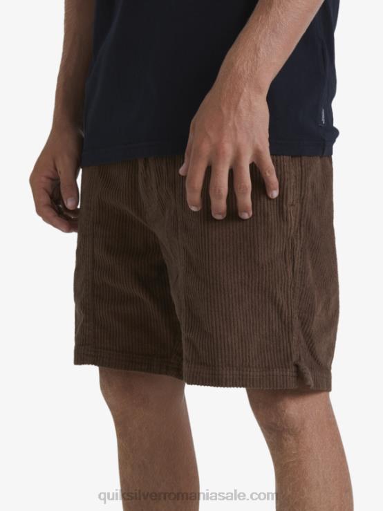 pământ întunecat pantaloni scurți din velur din velur waterman XT6B875 bărbați Quiksilver