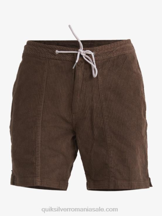 pământ întunecat pantaloni scurți din velur din velur waterman XT6B875 bărbați Quiksilver