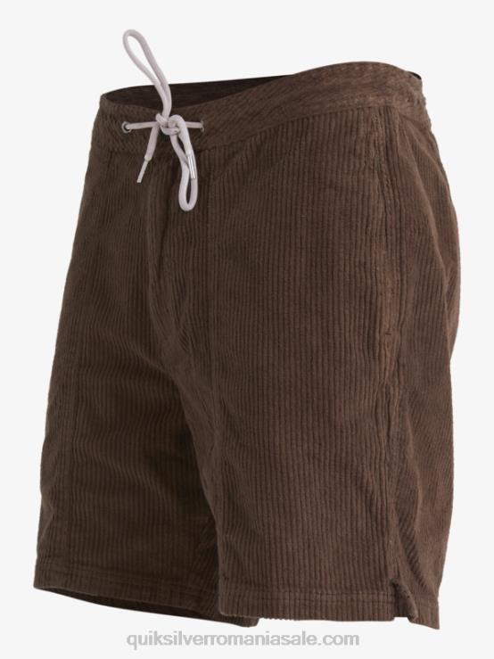 pământ întunecat pantaloni scurți din velur din velur waterman XT6B875 bărbați Quiksilver