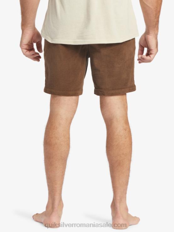 pământ întunecat pantaloni scurți din velur din velur waterman XT6B875 bărbați Quiksilver