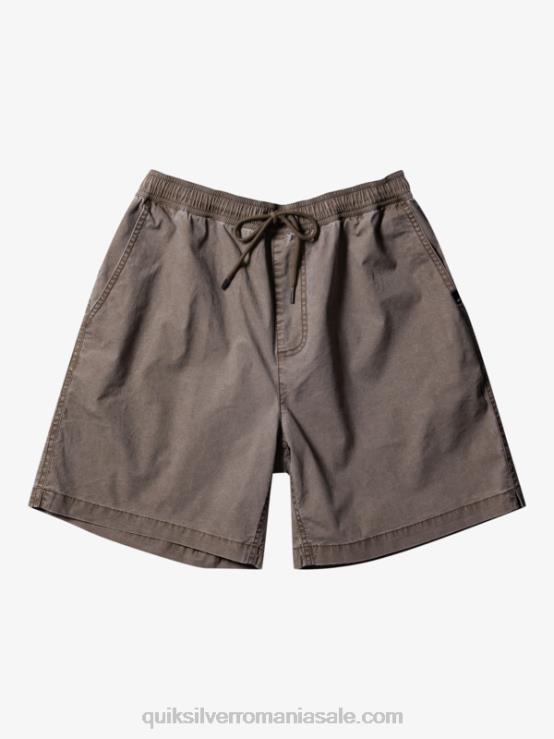 snack de ciocolata pantaloni scurți elastici taxer XT6B322 bărbați Quiksilver