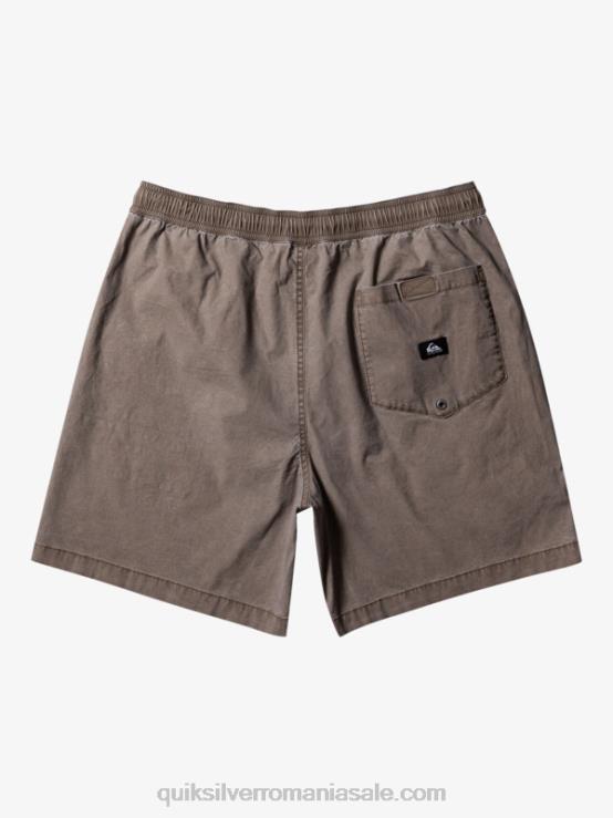 snack de ciocolata pantaloni scurți elastici taxer XT6B322 bărbați Quiksilver
