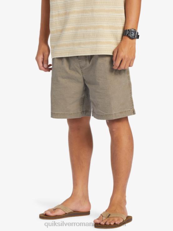 snack de ciocolata pantaloni scurți elastici taxer XT6B322 bărbați Quiksilver