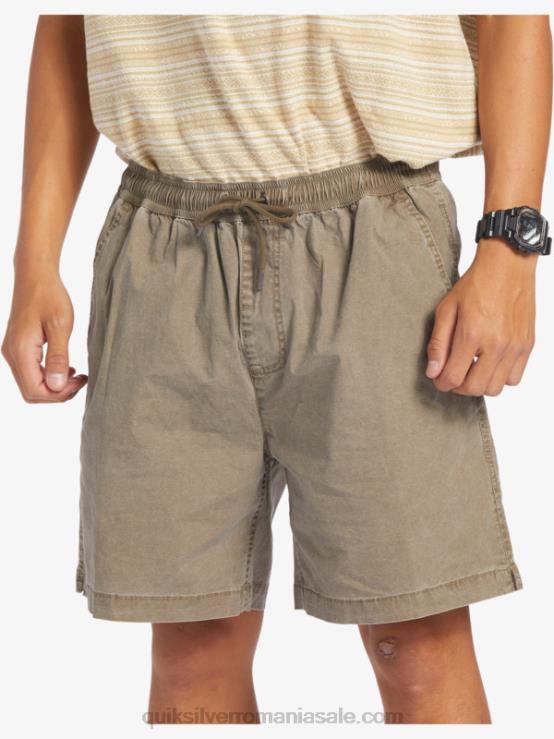snack de ciocolata pantaloni scurți elastici taxer XT6B322 bărbați Quiksilver