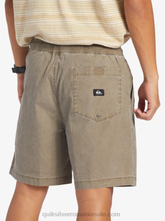 snack de ciocolata pantaloni scurți elastici taxer XT6B322 bărbați Quiksilver