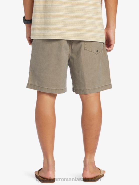 snack de ciocolata pantaloni scurți elastici taxer XT6B322 bărbați Quiksilver