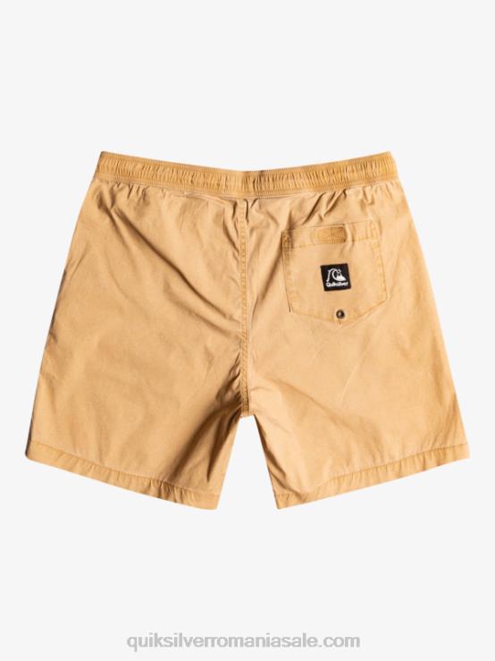 tanin pantaloni scurți taxer 17 cu talie elastică XT6B1377 bărbați Quiksilver
