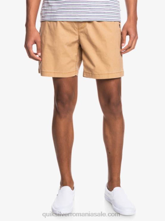 tanin pantaloni scurți taxer 17 cu talie elastică XT6B1377 bărbați Quiksilver