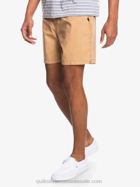 tanin pantaloni scurți taxer 17 cu talie elastică XT6B1377 bărbați Quiksilver