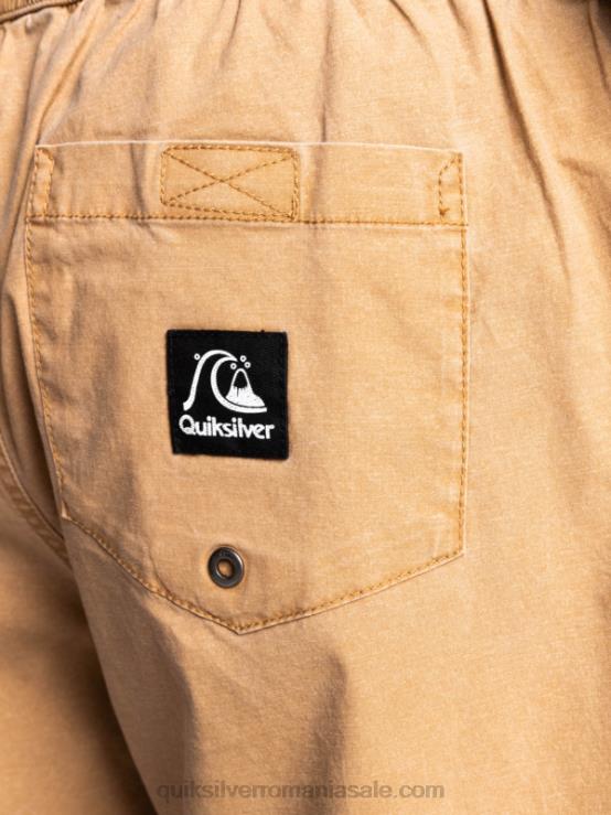tanin pantaloni scurți taxer 17 cu talie elastică XT6B1377 bărbați Quiksilver