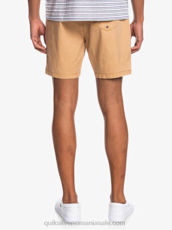 tanin pantaloni scurți taxer 17 cu talie elastică XT6B1377 bărbați Quiksilver