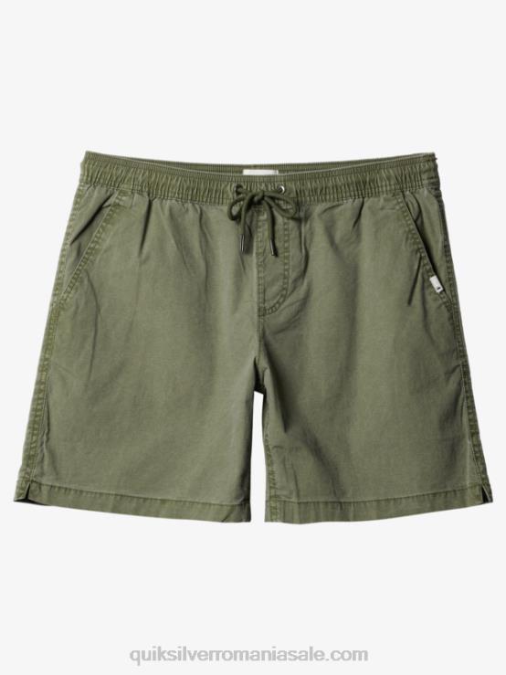 trifoi cu patru foi pantaloni scurți taxer 17 cu talie elastică XT6B1380 bărbați Quiksilver