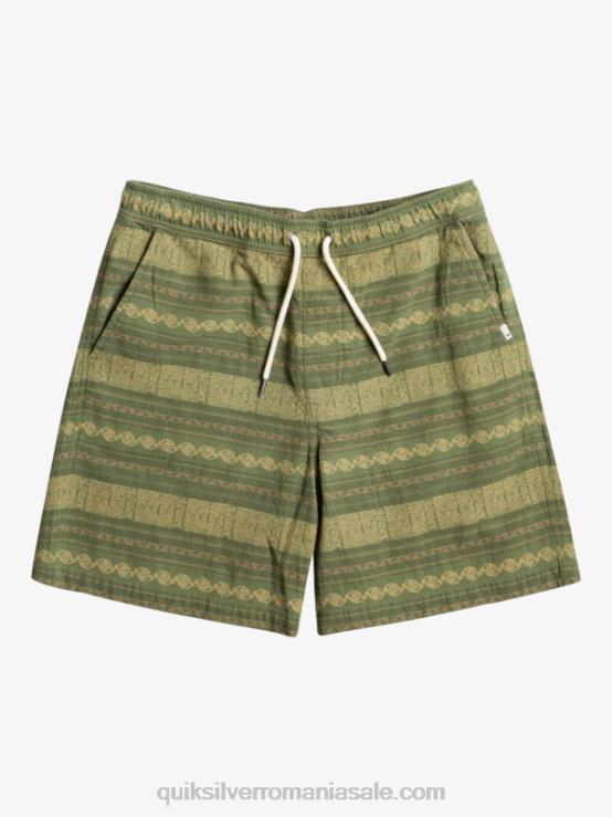 trifoi cu patru foi taxer jacquar pantaloni scurți jacquard taxer XT6B422 bărbați Quiksilver