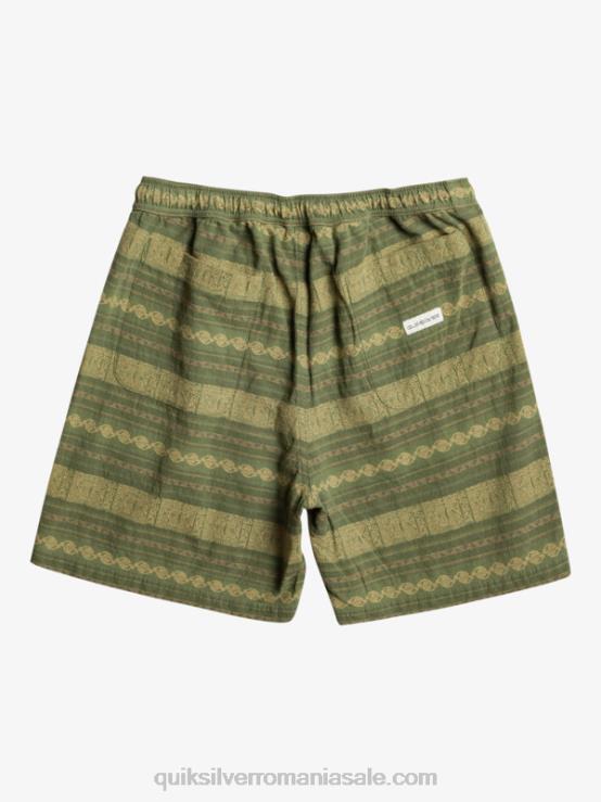 trifoi cu patru foi taxer jacquar pantaloni scurți jacquard taxer XT6B422 bărbați Quiksilver