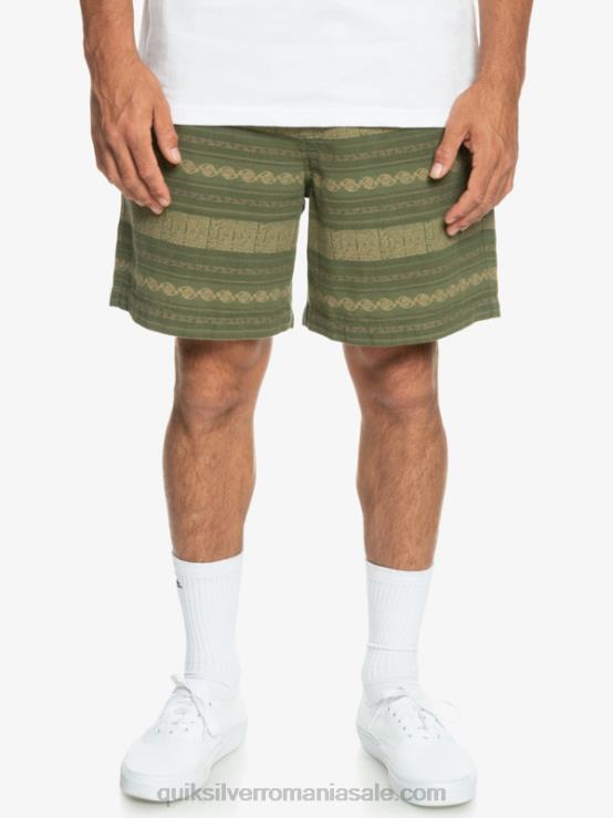 trifoi cu patru foi taxer jacquar pantaloni scurți jacquard taxer XT6B422 bărbați Quiksilver