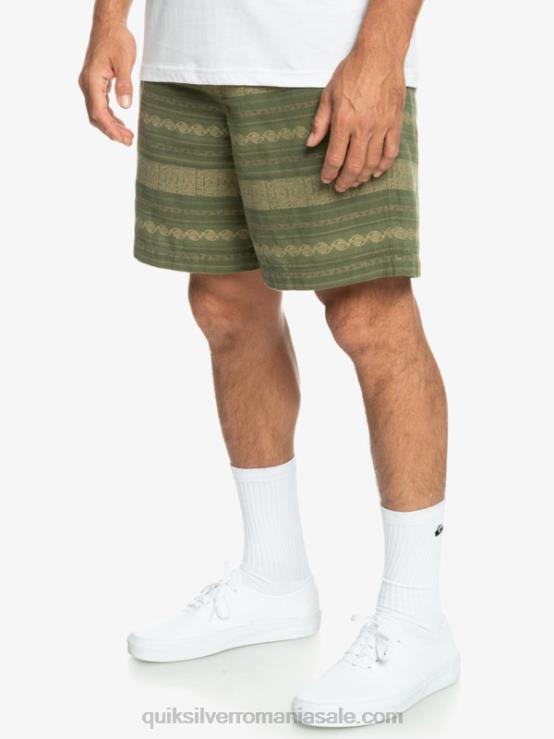 trifoi cu patru foi taxer jacquar pantaloni scurți jacquard taxer XT6B422 bărbați Quiksilver