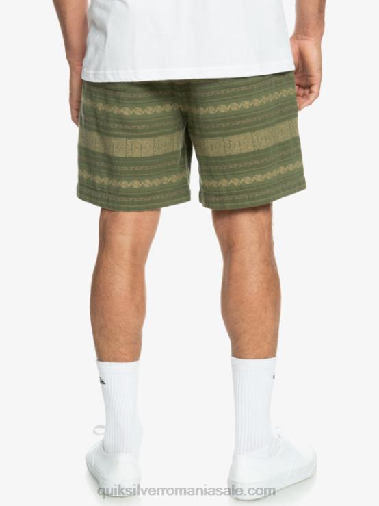 trifoi cu patru foi taxer jacquar pantaloni scurți jacquard taxer XT6B422 bărbați Quiksilver