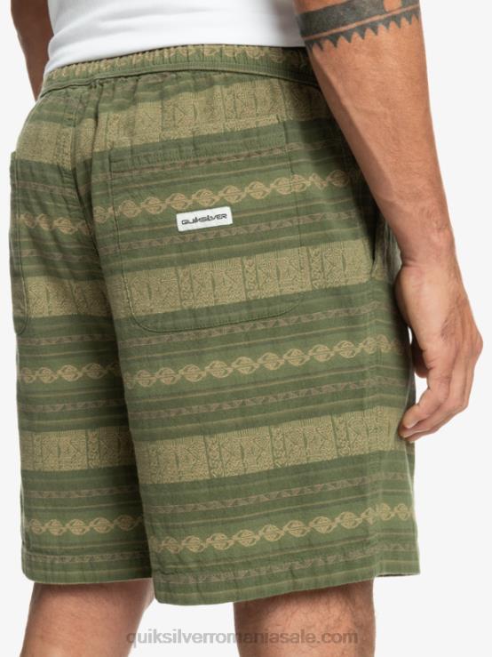 trifoi cu patru foi taxer jacquar pantaloni scurți jacquard taxer XT6B422 bărbați Quiksilver
