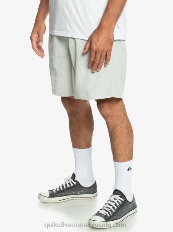 violet cenușiu pantaloni scurți cu șnur taxer XT6B363 bărbați Quiksilver