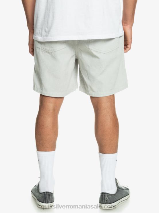 violet cenușiu pantaloni scurți cu șnur taxer XT6B363 bărbați Quiksilver