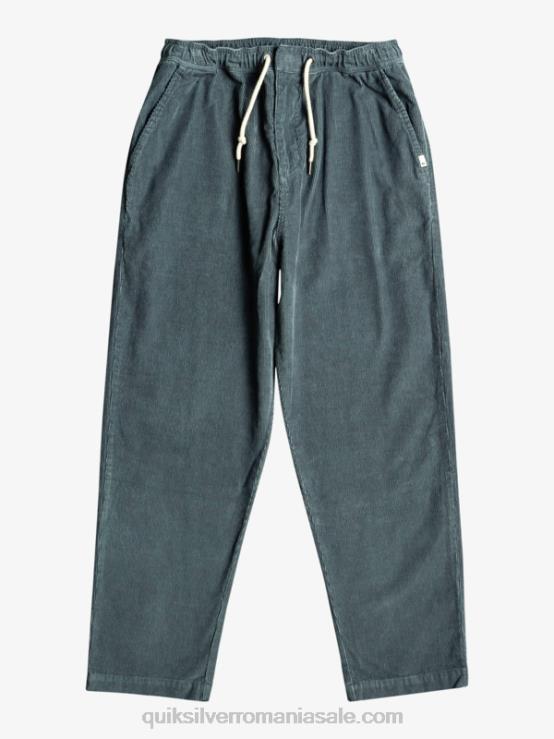 ardezie întunecată pantaloni din catifea cord beach cruiser XT6B921 bărbați Quiksilver