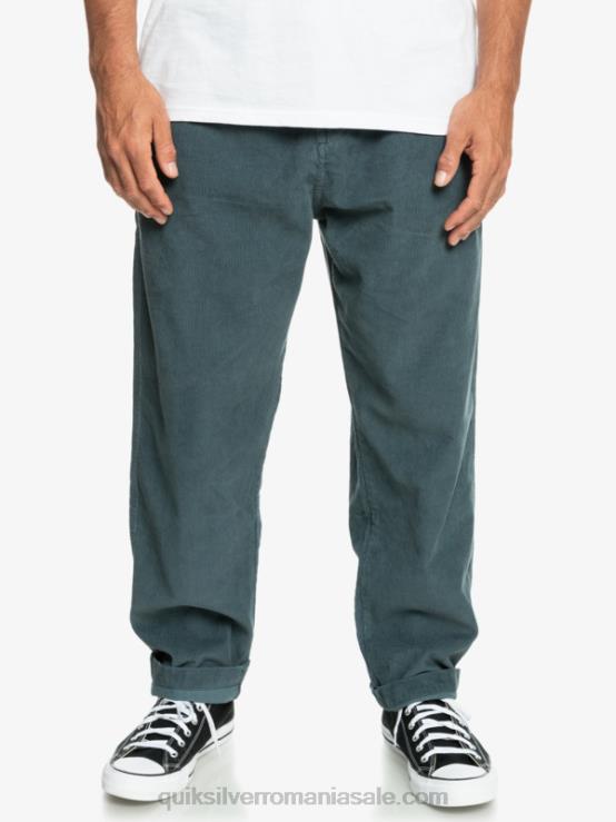 ardezie întunecată pantaloni din catifea cord beach cruiser XT6B921 bărbați Quiksilver