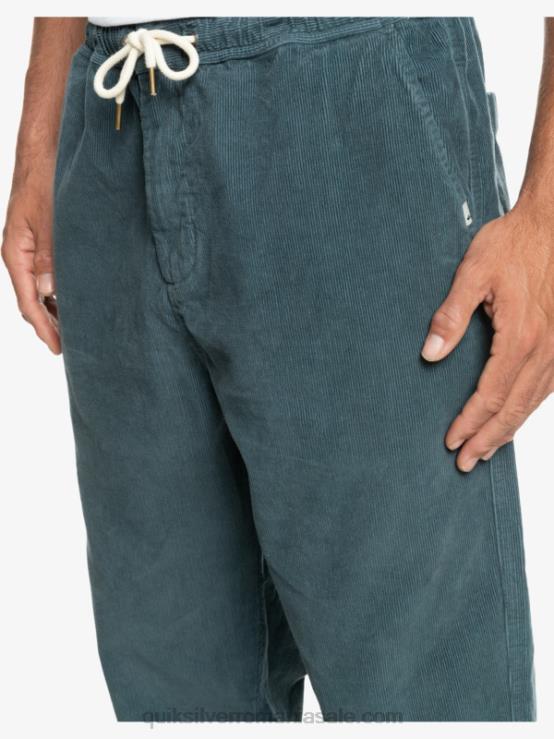 ardezie întunecată pantaloni din catifea cord beach cruiser XT6B921 bărbați Quiksilver