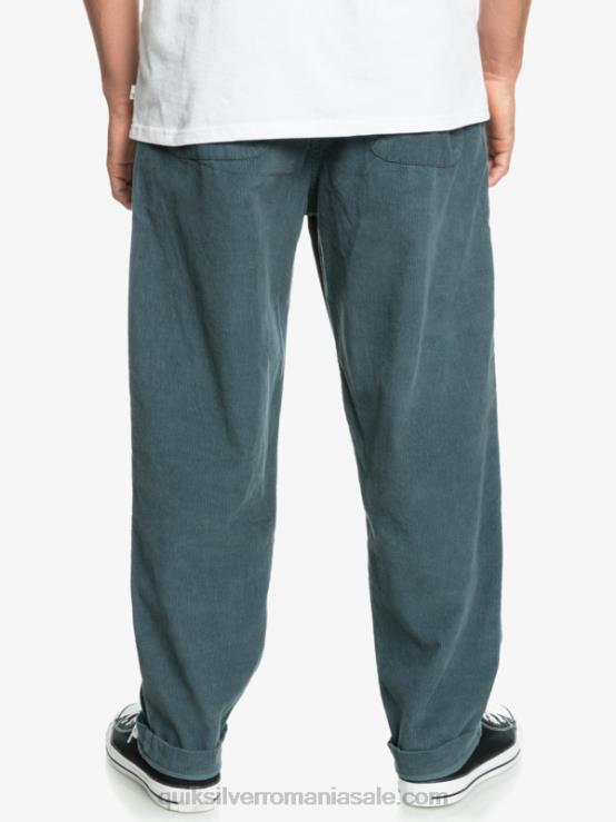 ardezie întunecată pantaloni din catifea cord beach cruiser XT6B921 bărbați Quiksilver