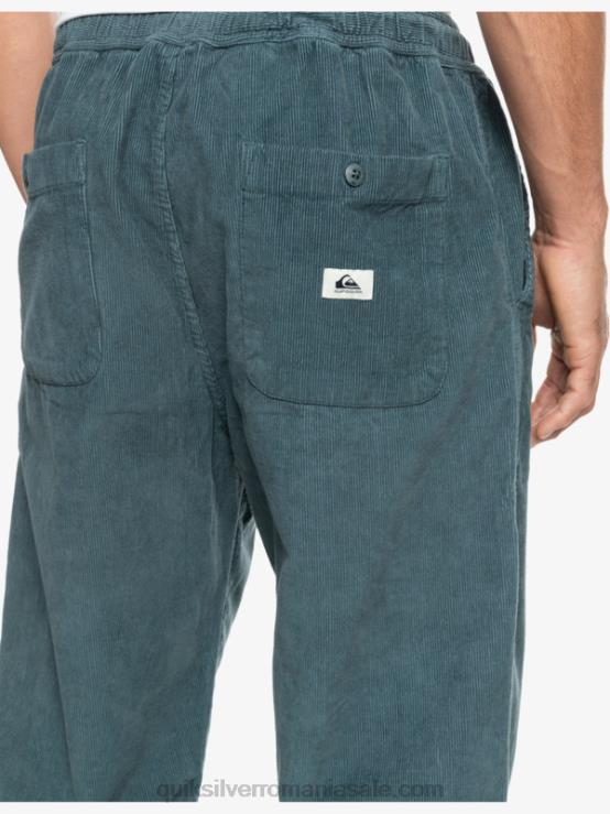 ardezie întunecată pantaloni din catifea cord beach cruiser XT6B921 bărbați Quiksilver
