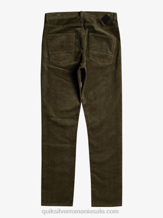 frunza de strugure pantaloni din catifea din cordon kracker XT6B1549 bărbați Quiksilver