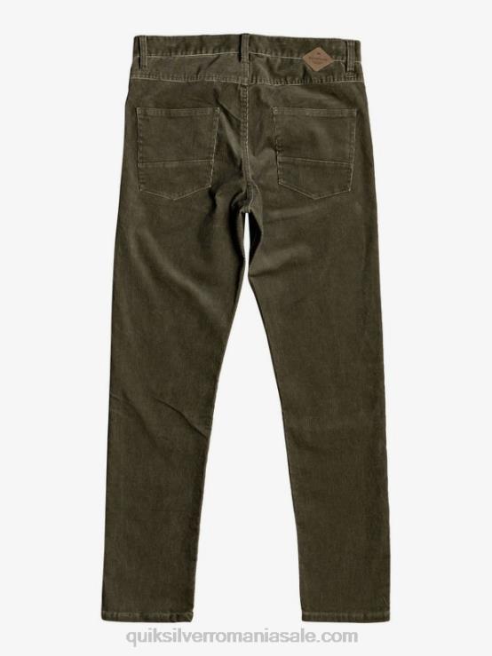 kalamata pantaloni kracker din catifea drepte XT6B1606 bărbați Quiksilver