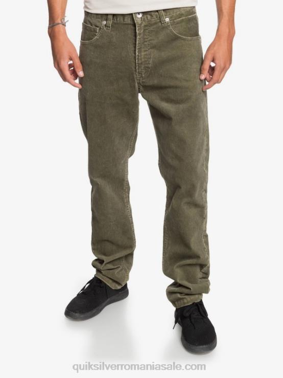 kalamata pantaloni kracker din catifea drepte XT6B1606 bărbați Quiksilver