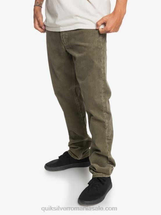 kalamata pantaloni kracker din catifea drepte XT6B1606 bărbați Quiksilver