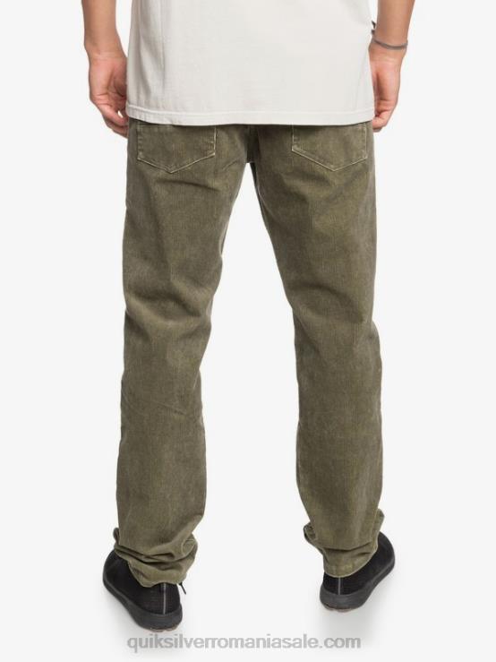 kalamata pantaloni kracker din catifea drepte XT6B1606 bărbați Quiksilver