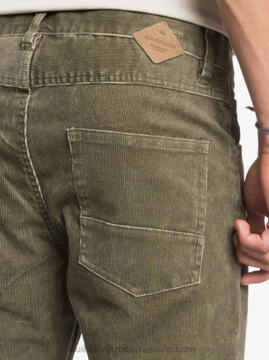 kalamata pantaloni kracker din catifea drepte XT6B1606 bărbați Quiksilver
