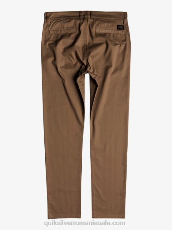lemn de ulm pantaloni chino cu buzunar union de zi cu zi XT6B1159 bărbați Quiksilver
