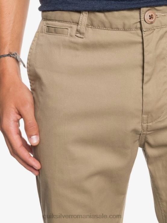 lemn de ulm pantaloni chino cu buzunar union de zi cu zi XT6B1159 bărbați Quiksilver