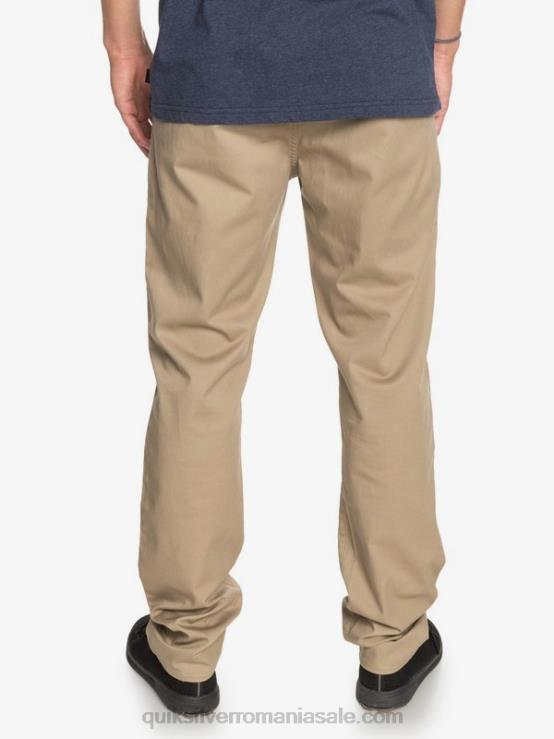 lemn de ulm pantaloni chino cu buzunar union de zi cu zi XT6B1159 bărbați Quiksilver