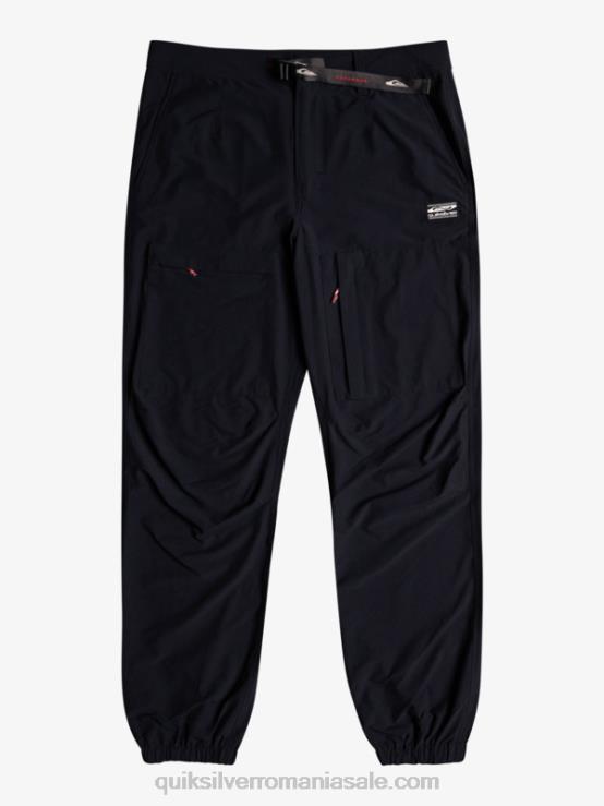 negru pantaloni cargo pe fundul mării XT6B1847 bărbați Quiksilver