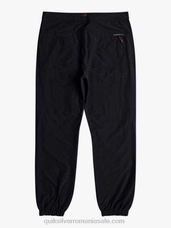 negru pantaloni cargo pe fundul mării XT6B1847 bărbați Quiksilver