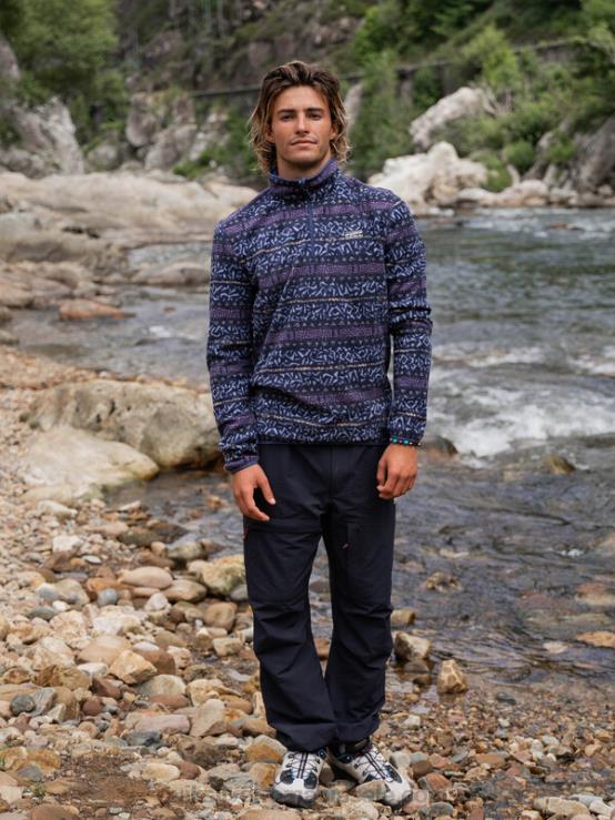 negru pantaloni cargo pe fundul mării XT6B1847 bărbați Quiksilver