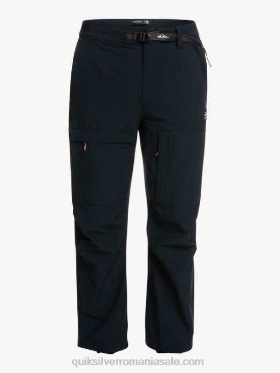 negru pantaloni cargo pe fundul mării XT6B1847 bărbați Quiksilver