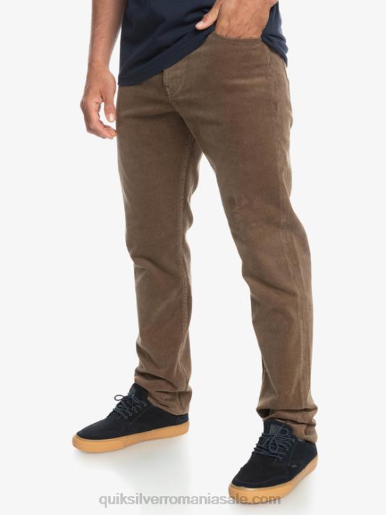 snack de ciocolata pantaloni din catifea din cordon kracker XT6B1547 bărbați Quiksilver