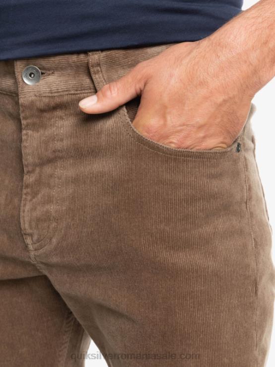 snack de ciocolata pantaloni din catifea din cordon kracker XT6B1547 bărbați Quiksilver