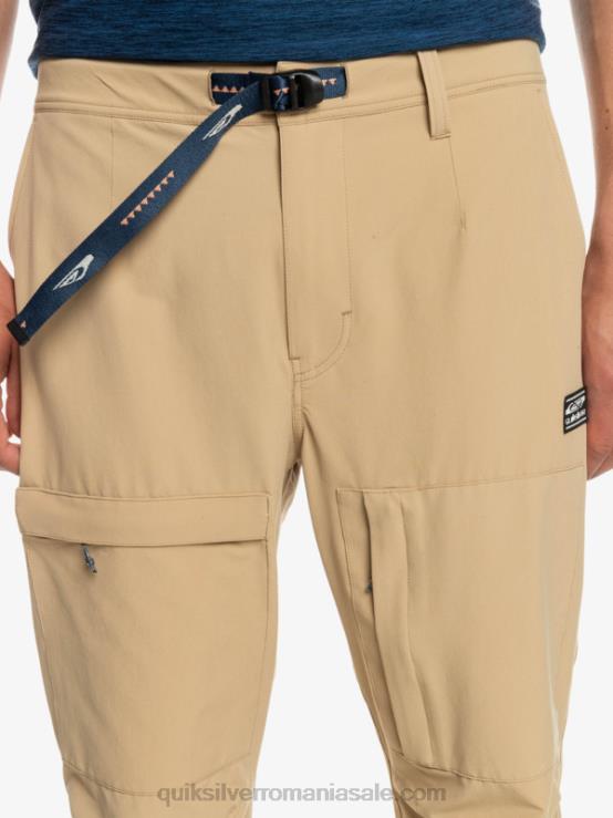 tanin pantaloni cargo pe fundul mării XT6B1846 bărbați Quiksilver